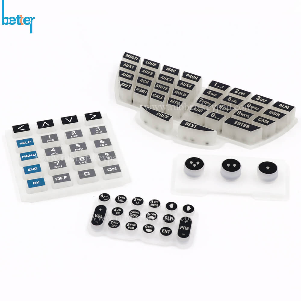 Backlit Rubber Keypad with PU Coating