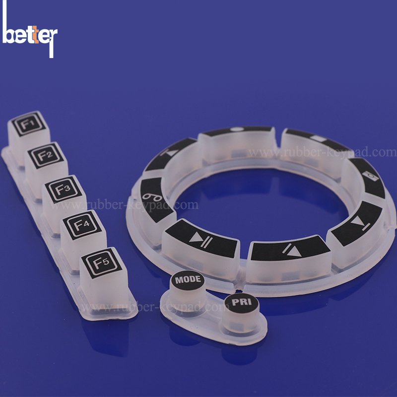 Translucent Silicone Rubber Button Pad