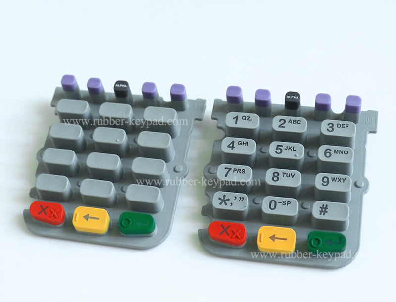 Color Sprayed Coating Rubber Keypad from China manufacturer - Xiamen ...