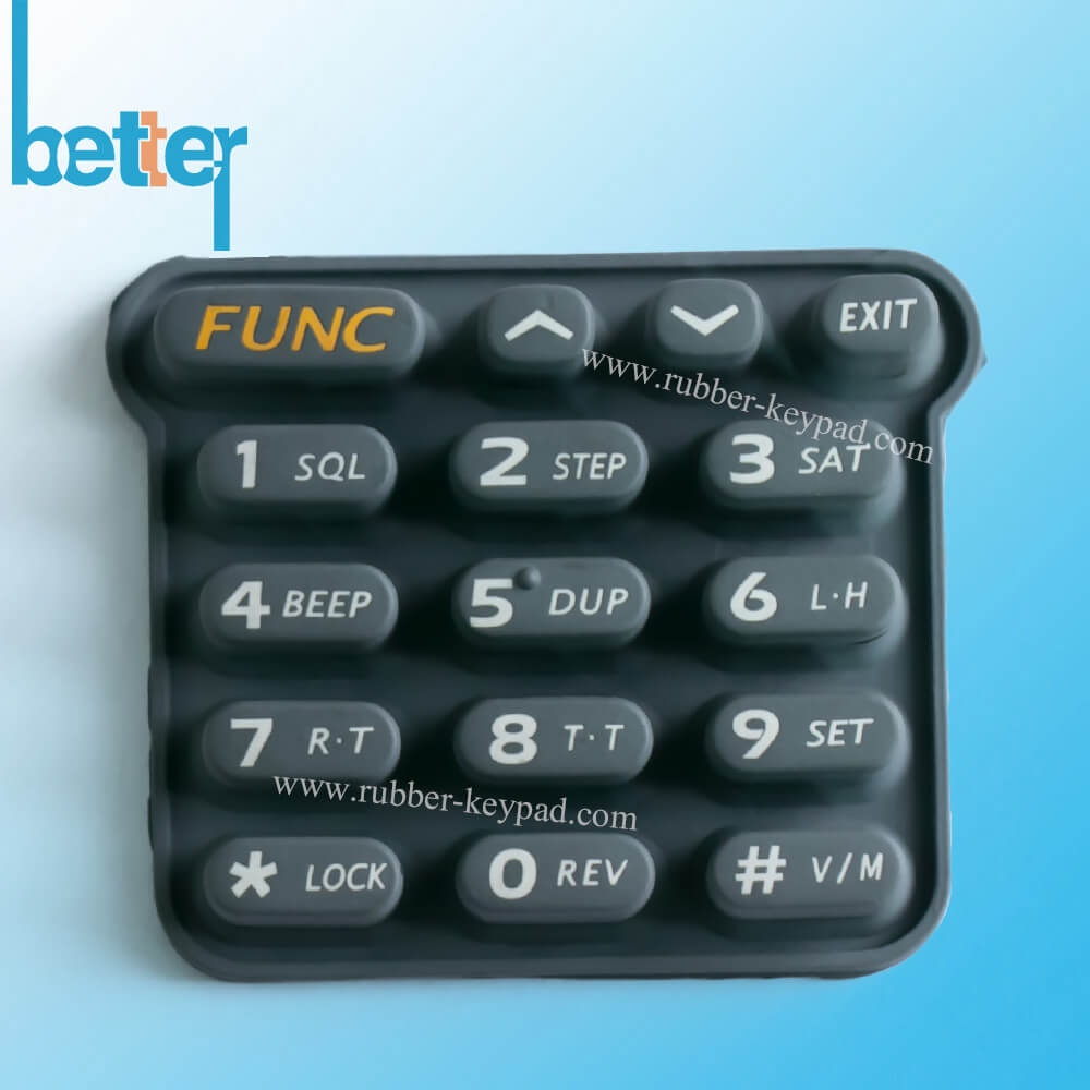 PU Coated Silicone Rubber Keypad