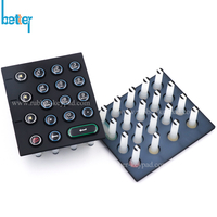 Silicone Rubber Keypads with Epoxy Coating
