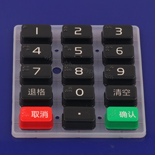 Custom Plastic Rubber Silicone Button Pad