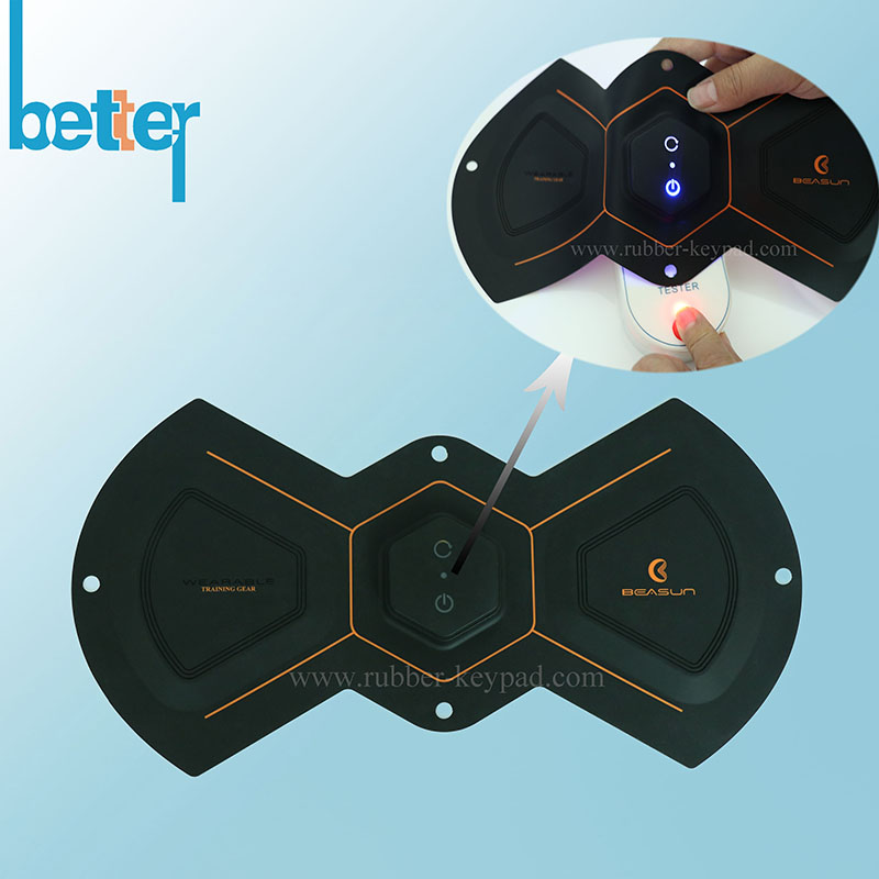 Laser Cutting Rubber Keypad from China manufacturer Xiamen Better