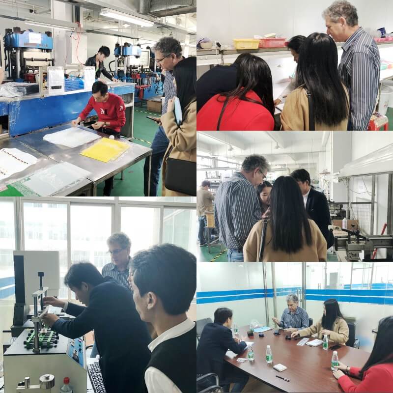 On March 12, 2018,our Israeli customers came to our factory for inspection and discussion