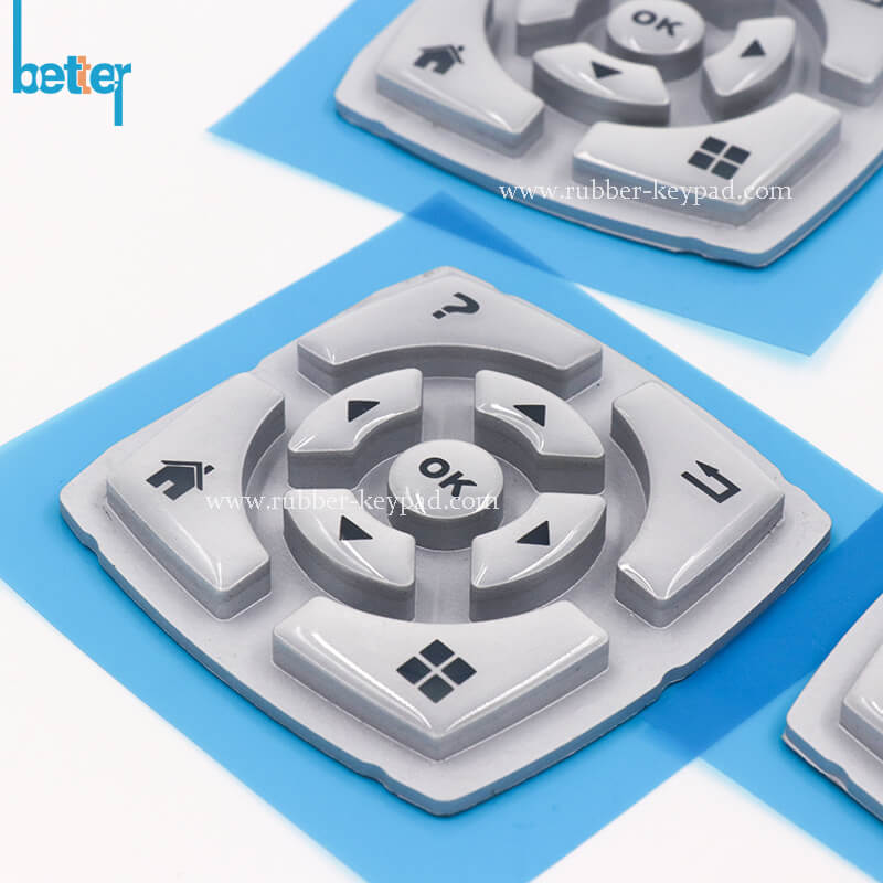 Back Self Adhesive Rubber Pad Buttons from China Manufacturer